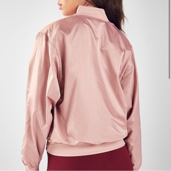 Fabletics Eva Rose Reversible Bomber Jacket XXL NEW - Picture 5 of 10